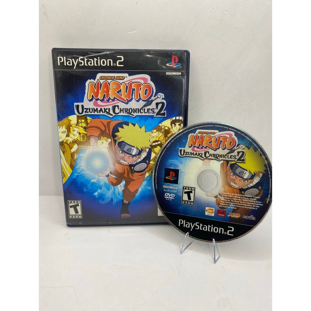 Naruto Uzumaki Chronicles 2 - Sony Playstation 2 PS2 Pristine Tested no manual